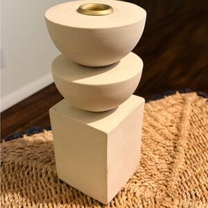 H&M home | Modern Cream Candle Holder